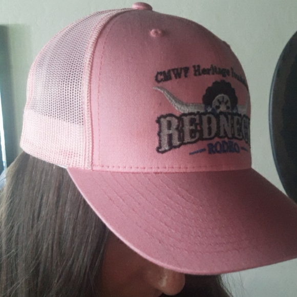 Redneck Rodeo Women's Snapback Trucker Hat - Picture 2 of 3